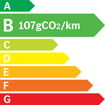 Étiquette énergie 107 g/km
